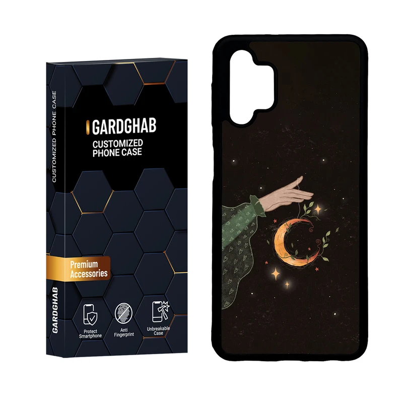 کاور گارد قاب مدل دور ژله ای هنری مناسب برای گوشی موبایل سامسونگ Galaxy A32 5G / M32 5G