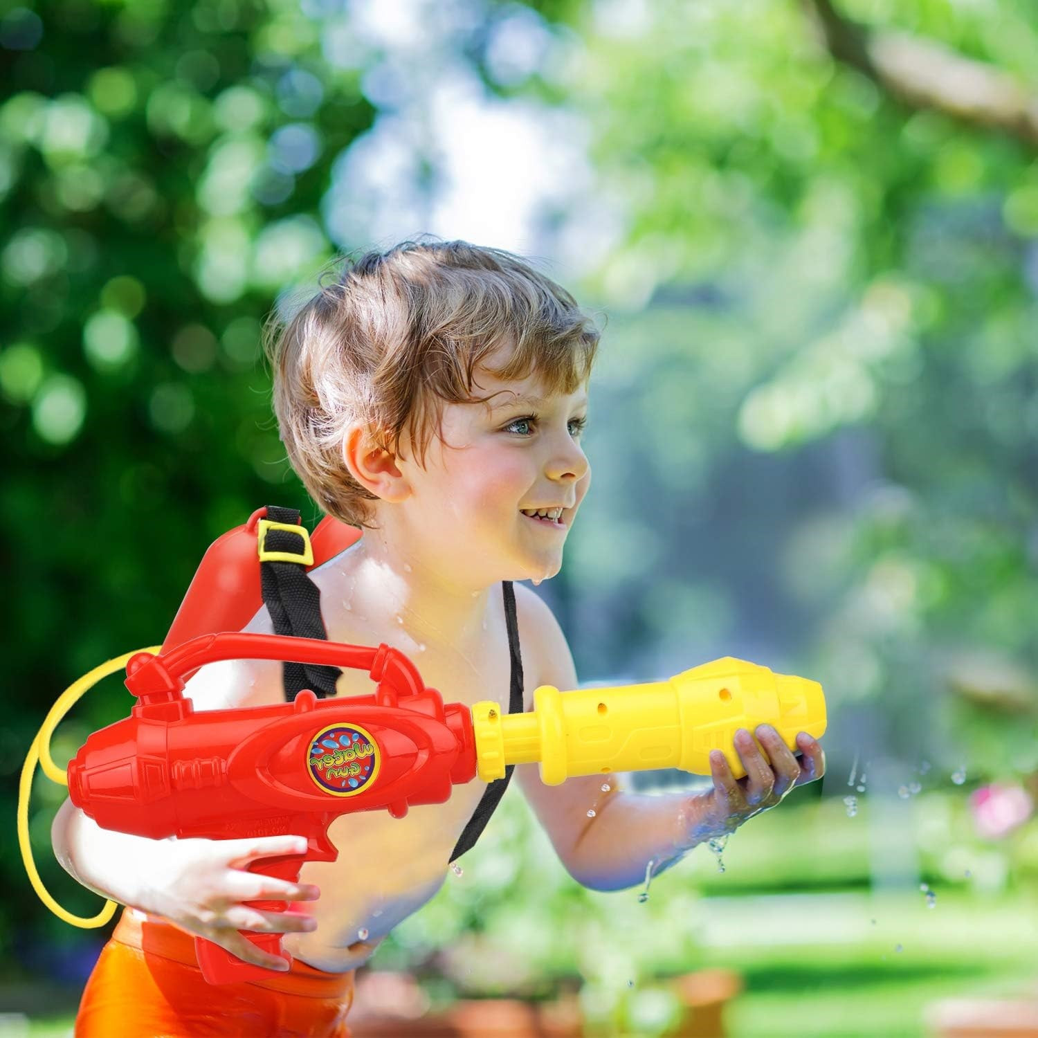 تفنگ آب پاش مدل کوله پشتی طرح آتشنشانی