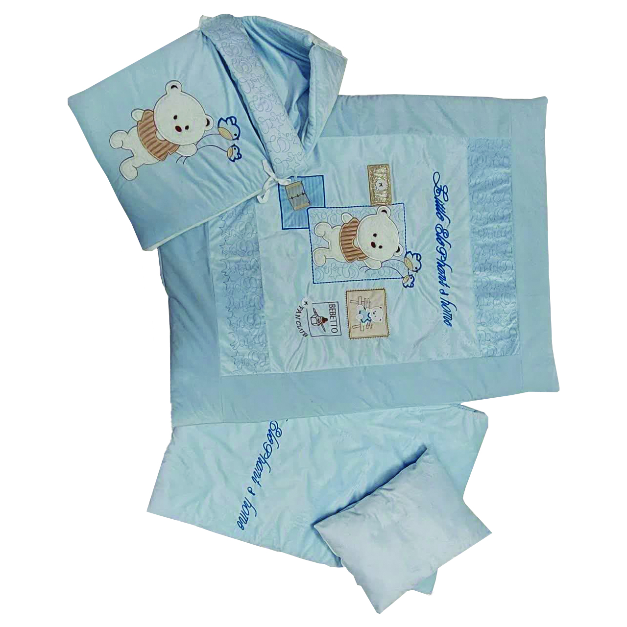 سرویس خواب نوزاد طرح خرس مجموعه 4 عددی