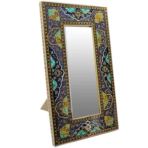 آینه خاتم کاری مدل رومیزی کد 34-sha-19