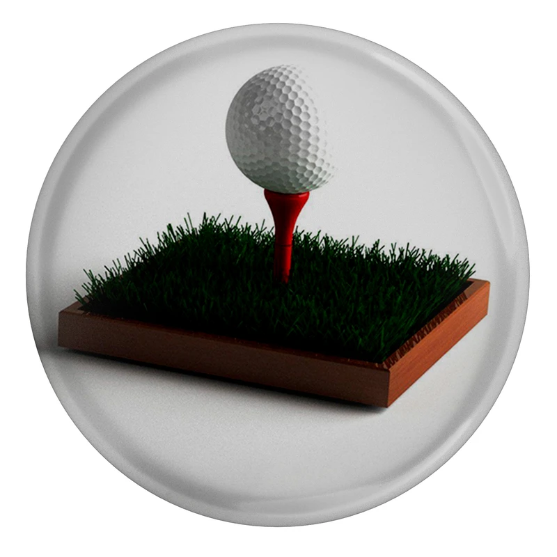 پیکسل طرح توپ گلف و چمن مدل S3849