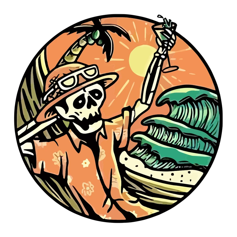 برچسب لپ تاپ پویا مارکت طرح تعطیلات کد 1728