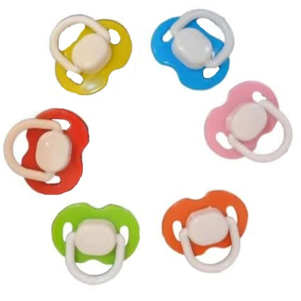 ملزومات عروسک سازی طرح پستانک کد  RB6 بسته 6 عددی