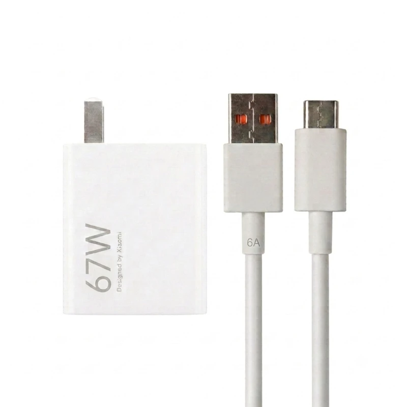 شارژر دیواری 67 وات مدل MDY-15-EQ به همراه کابل تبدیل USB به USB-C