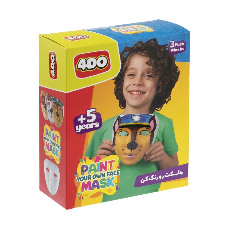 بازی آموزشی فوردو طرح ماسکت را رنگ کن مدل پسرانه