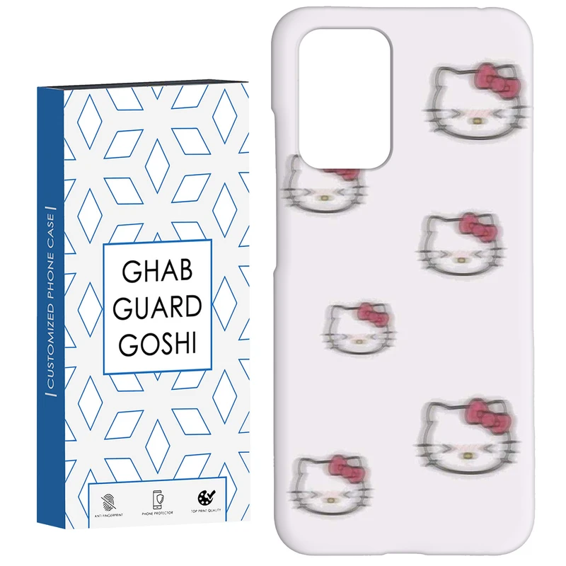 کاور قاب گارد گوشی طرح کیتی کد Dimo-904 مناسب برای گوشی موبایل شیائومی  Redmi 10 
