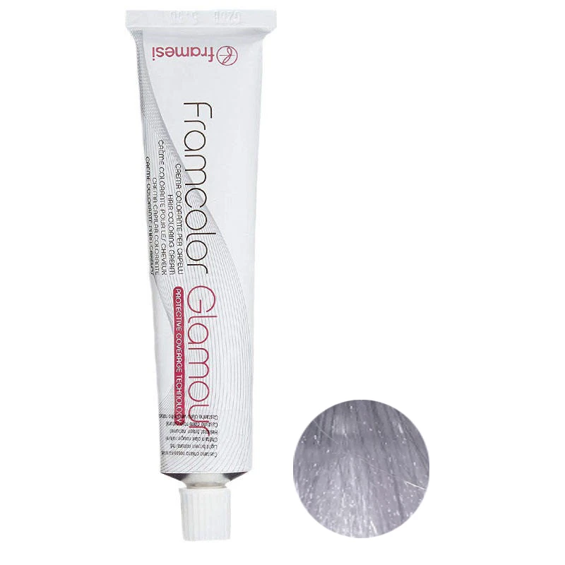 رنگ مو فرامسی مدل glamour شماره 10.16 حجم 100 میلی لیتر رنگ سفید آبی