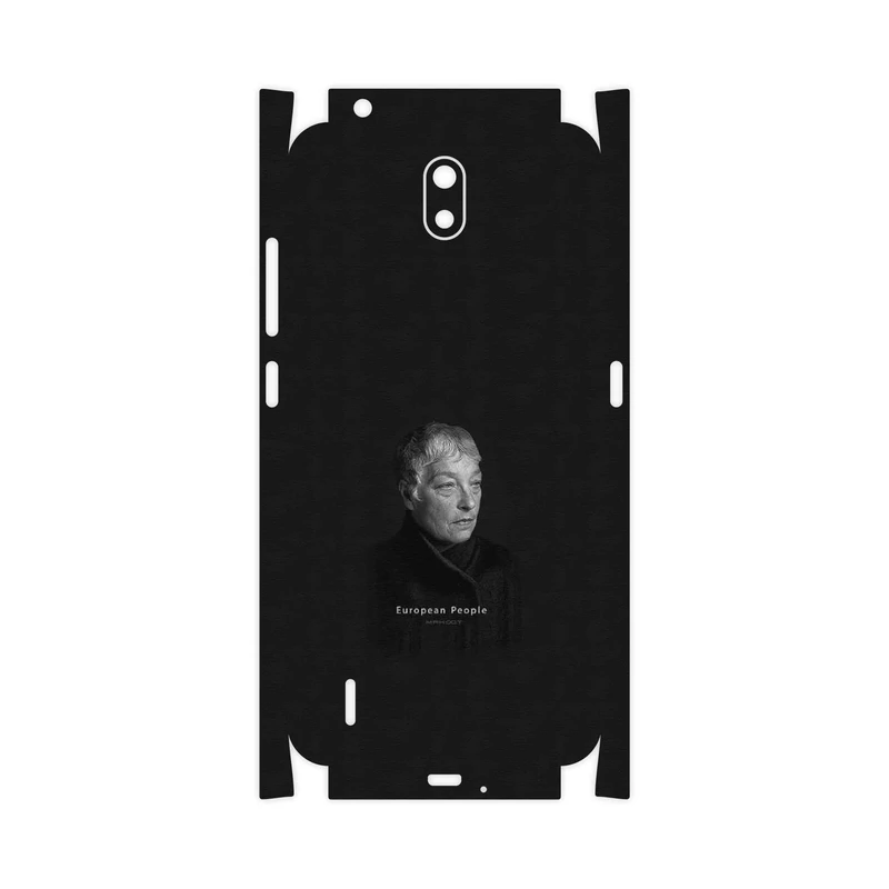 برچسب پوششی ماهوت مدل Portrait of a European Woman-FullSkin مناسب برای گوشی موبایل نوکیا C1