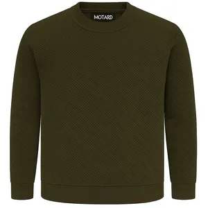 پلیور یقه گرد مردانه موتارد مدل کج راه
