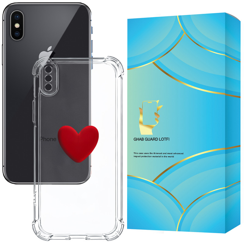 کاور قاب گارد لطفی مدل JELKABG مناسب برای گوشی موبایل اپل iPhone X
