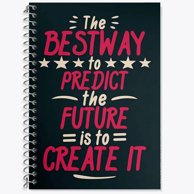 دفتر لغت 50 برگ خندالو مدل جملات انگیزشی کد 24804