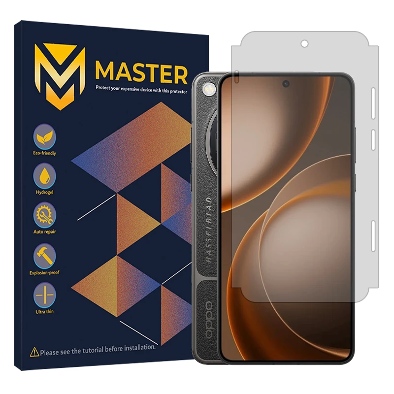 محافظ صفحه نمایش مستر مدل ۳۶۰ درجه فول مناسب برای گوشی موبایل اوپو Find X9 Ultra