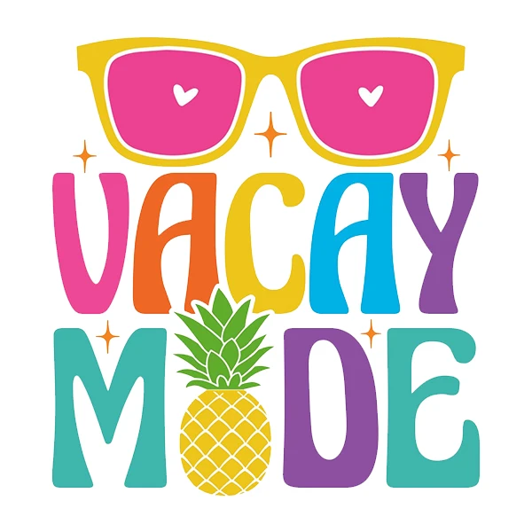 استیکر پارچه و لباس پاد آفرین طرح تعطیلات کد 2745