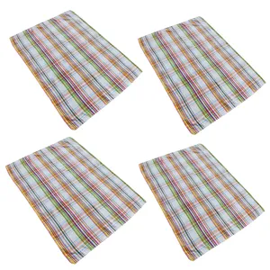 دستمال نظافت خانه و آشپزخانه ویسکوز نساجی دُر هنر یزد مدل نباتی کد 5070 بسته 4 عددی