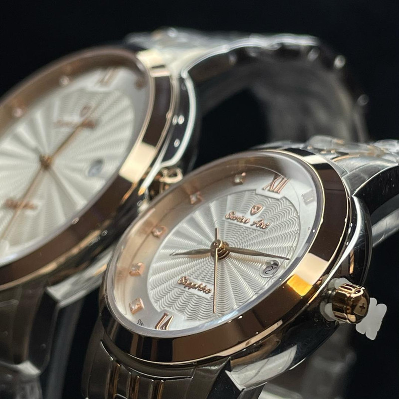 ست ساعت مچی عقربه‌ای زنانه و مردانه سوئیس آرت مدل 6200112-06