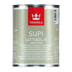 رنگ روغن سونا پایه آب تیکوریلا مدل Supi Lattiaoljy حجم 1 لیتر