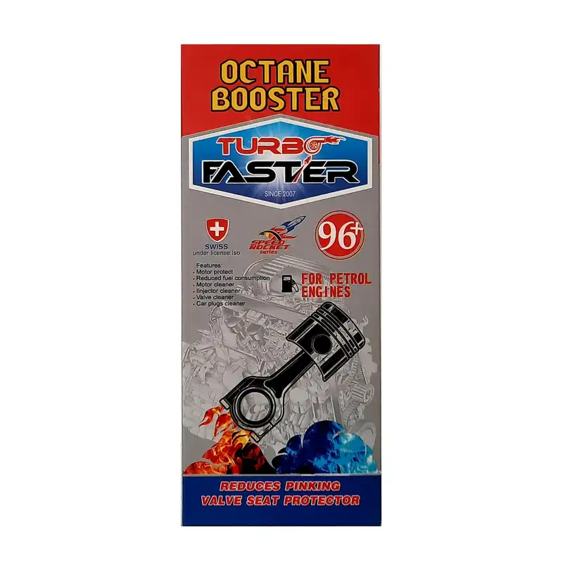 مکمل سوخت خودرو فستر توربو و مدل اکتان پلاس کد 84 حجم 400 میلی لیتر بسته ده عددی