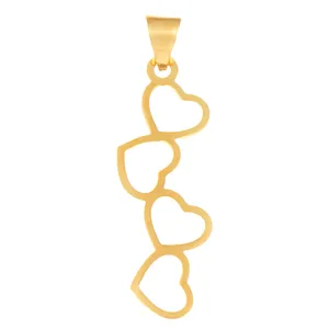 Maahak MM0444 Gold Necklace Pendant Plaque - Maya Maahak