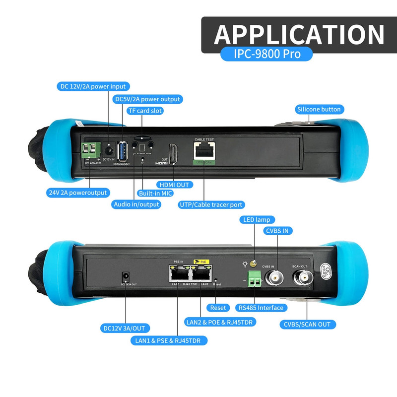 تستر دوربین مداربسته مدل NETPIL-IPC-9800 PRO