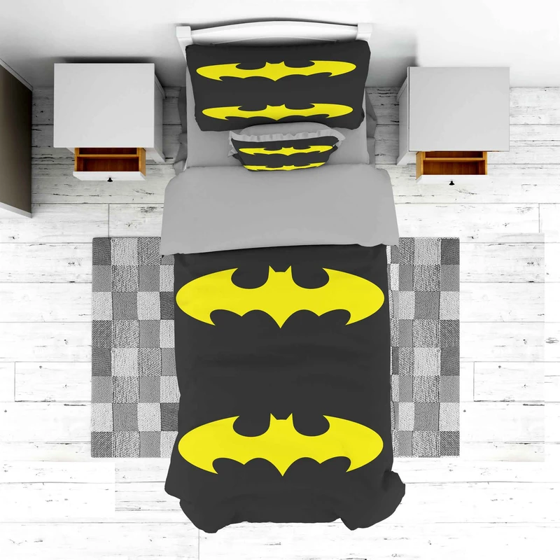 سرویس روتختی کودک  مدل بتمن TXY11 تک نفره 5 تکه