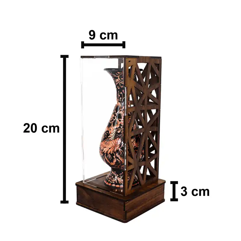 گلدان مسی مدل الماس تراش کد 16pack22