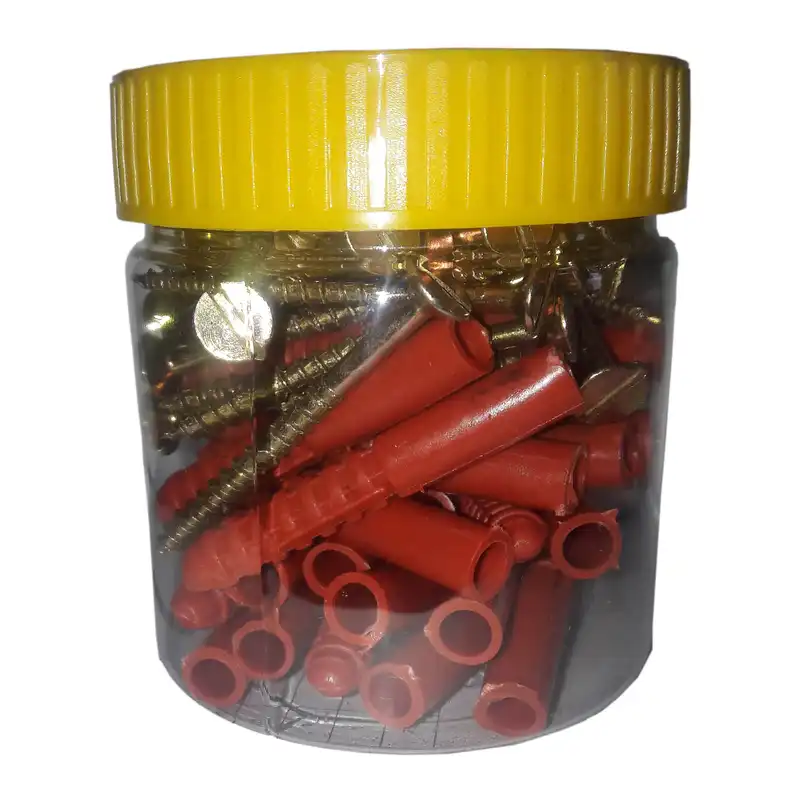 پیچ و رول پلاک مدل P7R40 مجموعه 40 عددی