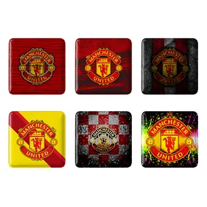 مگنت خندالو طرح باشگاه منچستر یونایتد Manchester United کد 1707B مجموعه 6 عددی