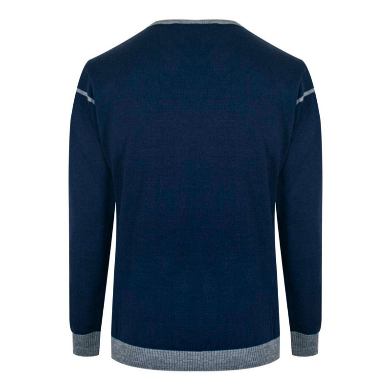 پلیور مردانه مدل یقه گرد رنگ سرمه ای