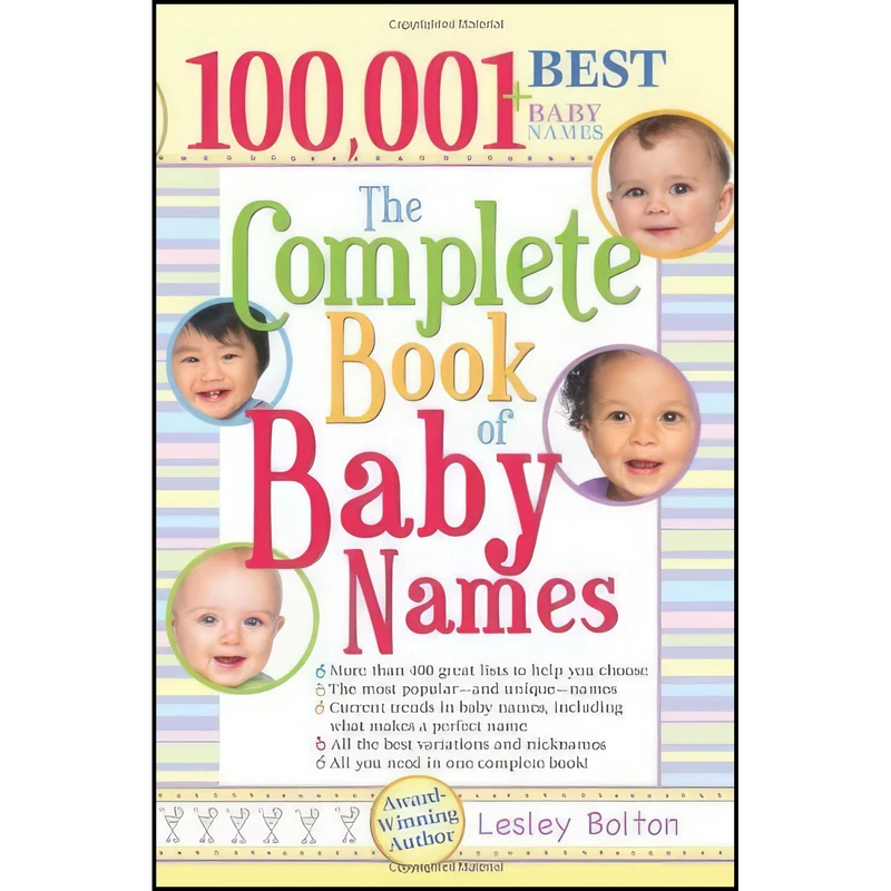 کتاب The Complete Book of Baby Names اثر Lesley Bolton انتشارات Sourcebooks, Inc.