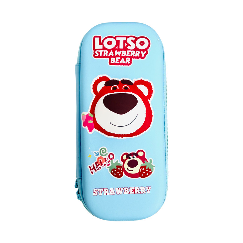 جامدادی مدل تبلتی فانتزی طرح خرس توت فرنگی لاتسو برجسته کد 6