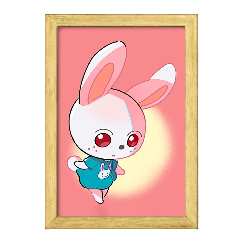 تابلو خندالو طرح بازی انیمال کراسینگ (Animal Crossing) کد 32658