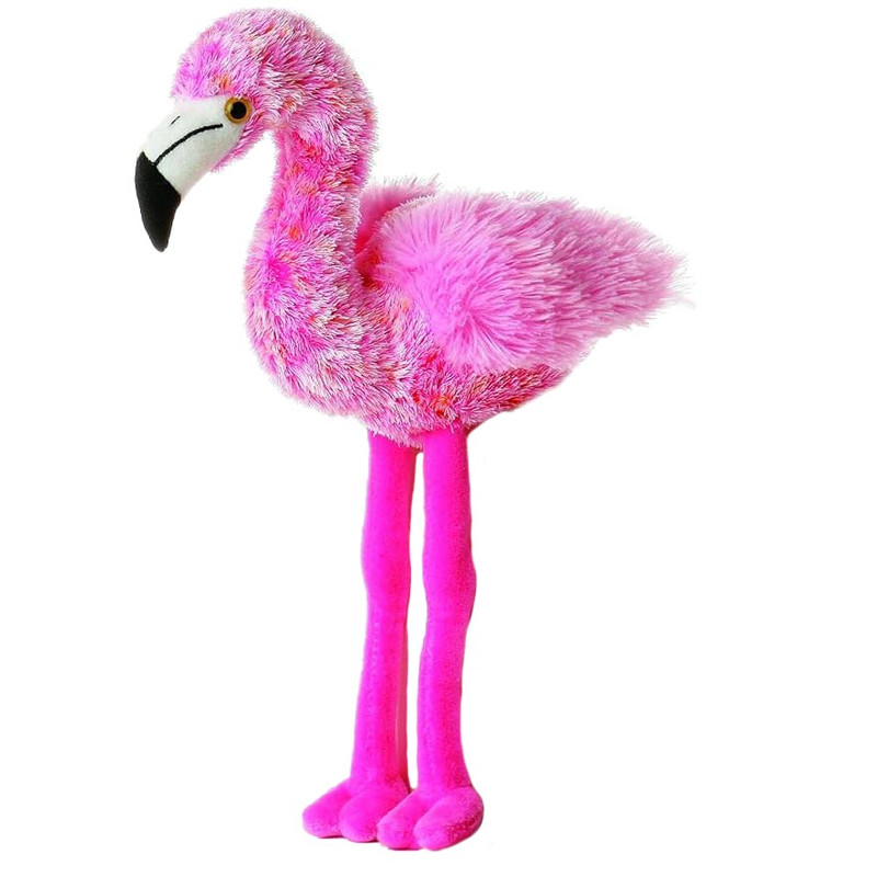 عروسک آرورا طرح فلامینگو مدل Aurora Flavia the Flamingo کد SZ12/982 ارتفاع 29 سانتی‌متر