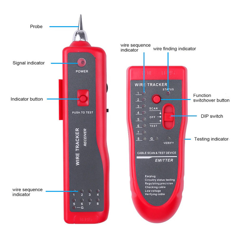 زوج یاب و تستر شبکه مدل CHL828 1