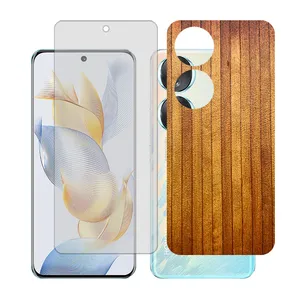 Glass together model matte screen protector suitable for Honor 70 mobile phone with back cover sticker
