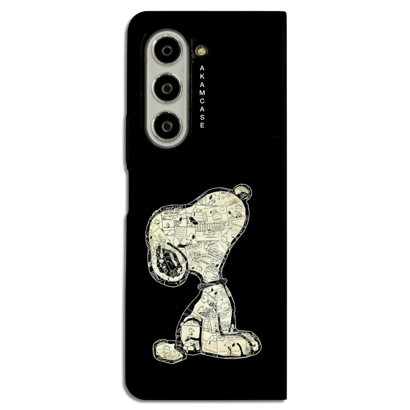 کاور آکام مدل AMCWSGZFOLD5-SNOOPY10 مناسب برای گوشی موبایل سامسونگ Galaxy Z Fold 5