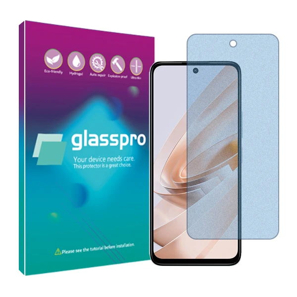 محافظ صفحه نمایش مات ضداشعه آبی گلس پرو مدل Resistant مناسب برای گوشی موبایل شیائومی Redmi Note 13R