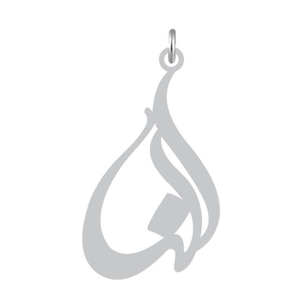 آویز گردنبند نقره کرابو طرح النا مدل Kn2-1208