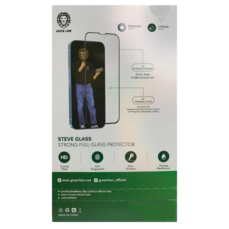 محافظ صفحه نمایش گرین لاین مدل Steve مناسب برای گوشی موبایل اپل iPhone 13 / 13 Pro