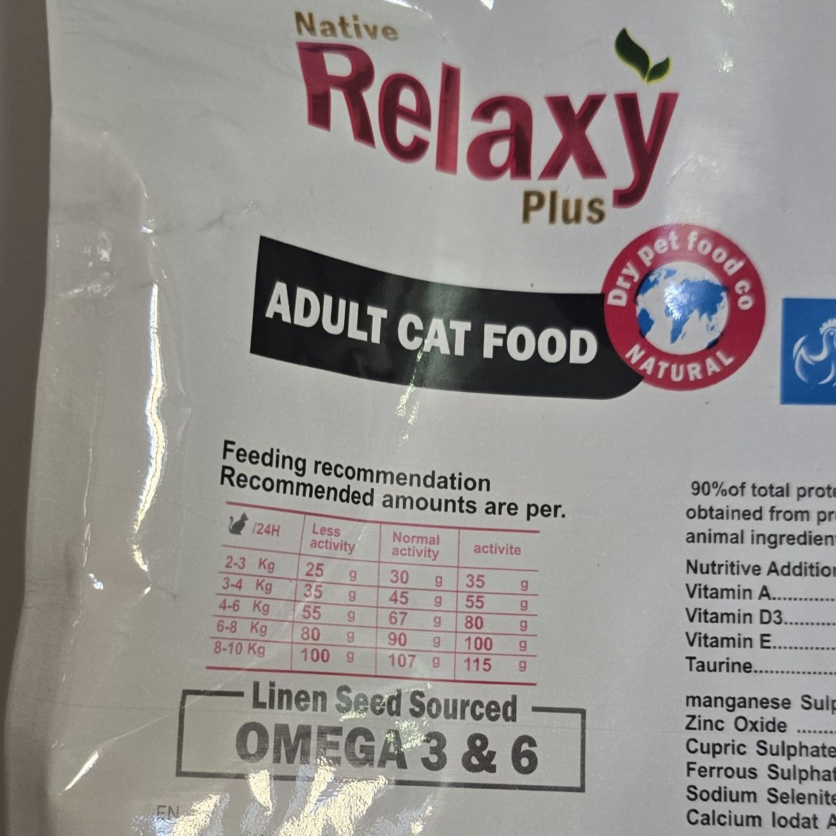 غذا خشک گربه بالغ ریلکسی مدل مولتی کالر طعم مرغ و برنج و گوشت وزن 2 کیلوگرم