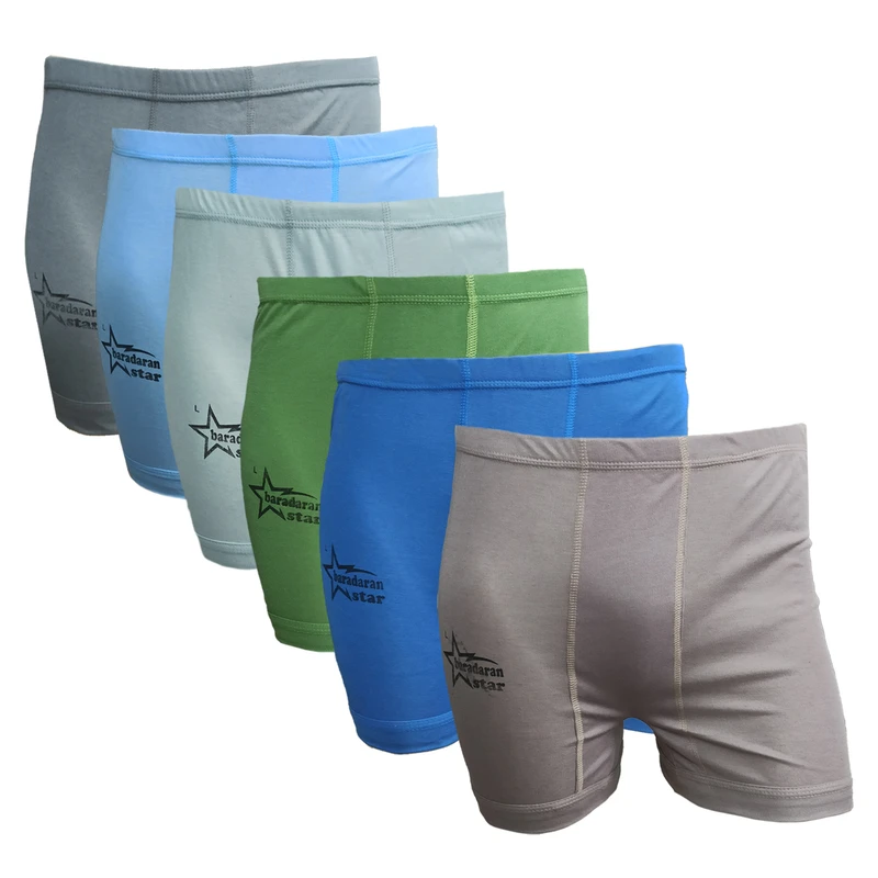 شورت مردانه مدل 652 نیکو بسته 6 عددی