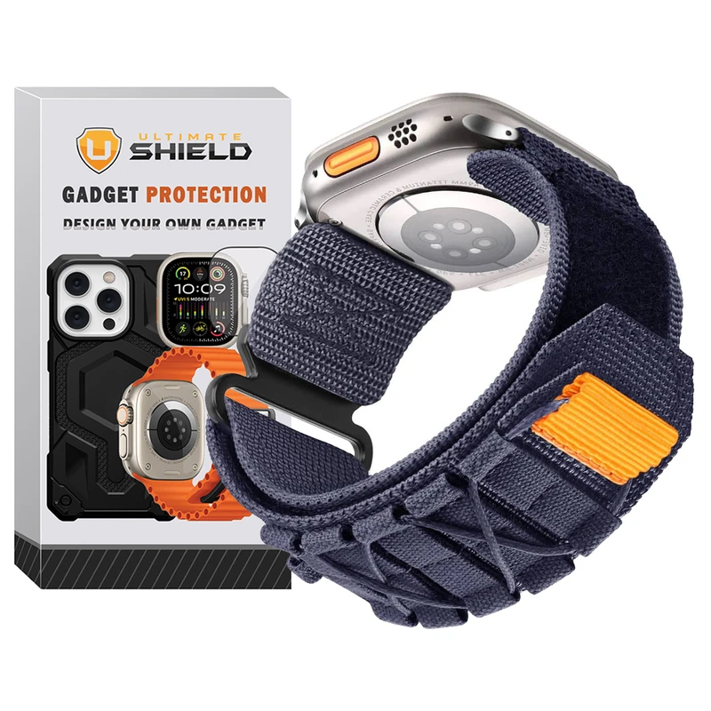 بند آلتیمیت شیلد مدل Nylon Cross مناسب برای اپل واچ 41 میلی متری سری 8