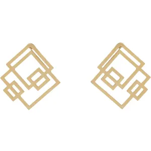 گوشواره طلا 18 عیار زنانه الن نار مدل ELN0689