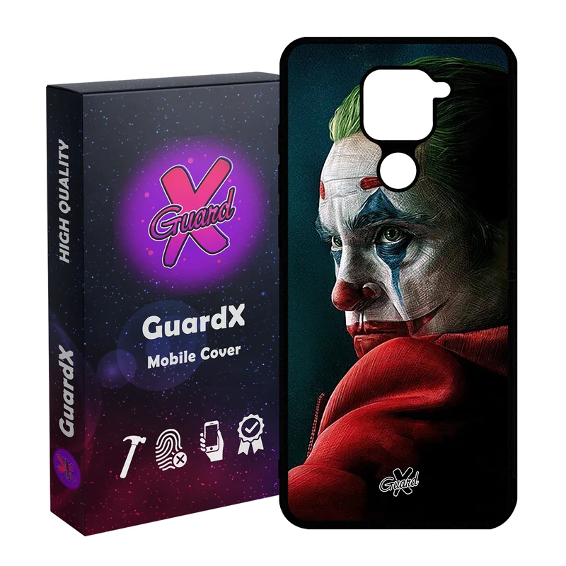 کاور گارد ایکس طرح Joker مدل Glass10121 مناسب برای گوشی موبایل شیائومی Redmi Note 9