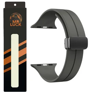 بند مستر لوکی مدل Magnetic Folding Buckle مناسب برای اپل واچ 44 میلی متری