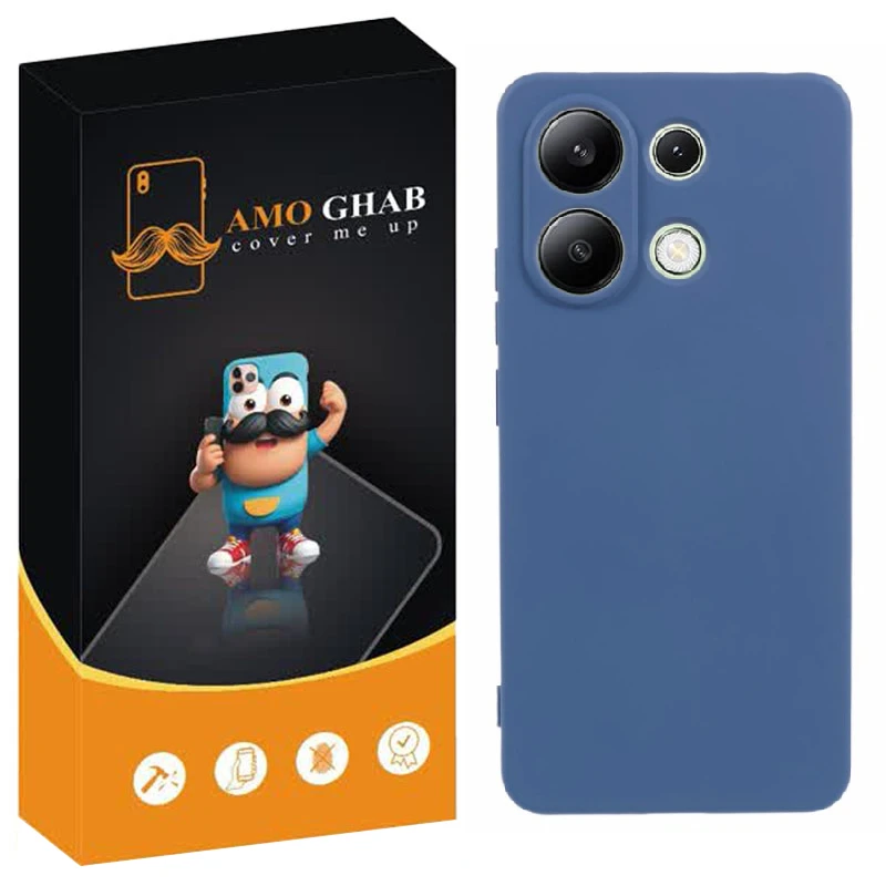 کاور عمو قاب مدل سیلیکونی پاک کنی مناسب برای گوشی موبایل شیائومی Redmi Note 13 Pro 4G