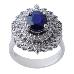    انگشتر نقره زنانه بازرگانی میلادی کد AWR_576