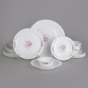 سرویس غذاخوری 25 پارچه گلدن اوپال مدل ویکتوریا کد Carine