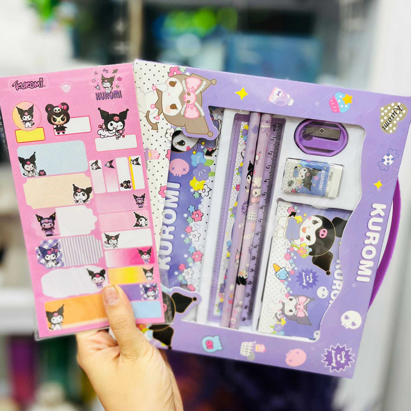 بسته لوازم تحریر مدل کورومی کد 03 مجموعه 8 عددی