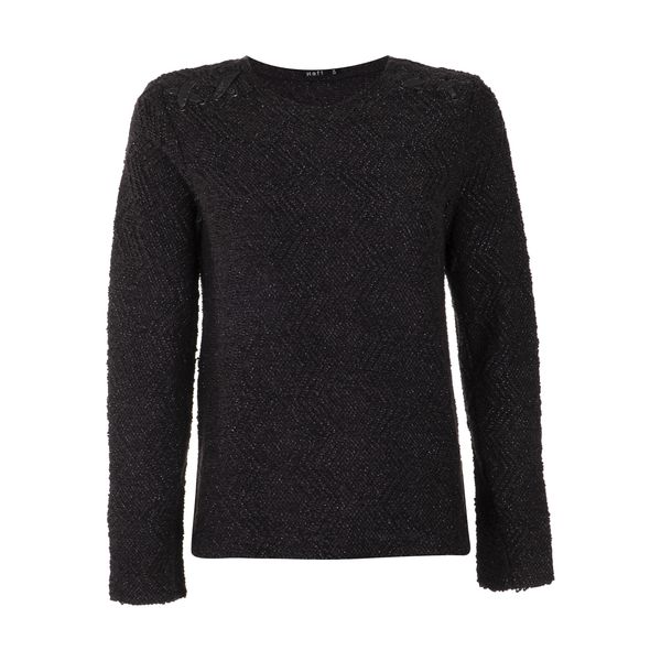 پلیور زنانه هفت مدل 75485 رنگ ذغالی