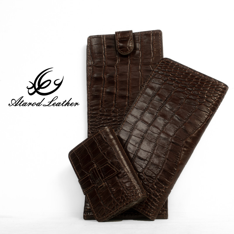 ست هدیه چرم عطارد مدل چرم طبیعی کد A60